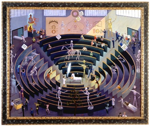 Arena, 1992 oil on canvas on wood with frame , 61x72